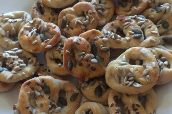 Savoury pretzel Franio Rapacz Yr2 St Mary's Evesham